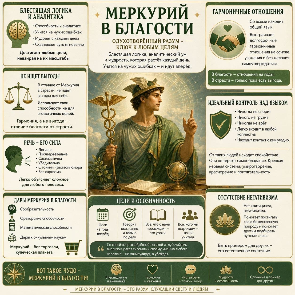 Меркурий в благости.