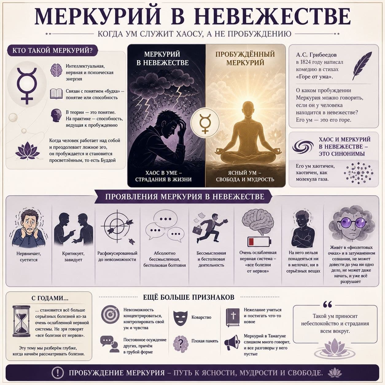 Меркурий в невежестве.