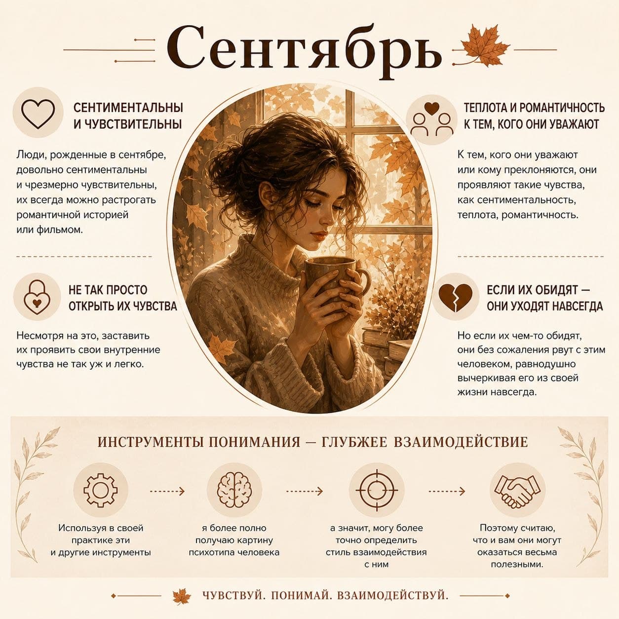 Сентябрь: характер рожденных