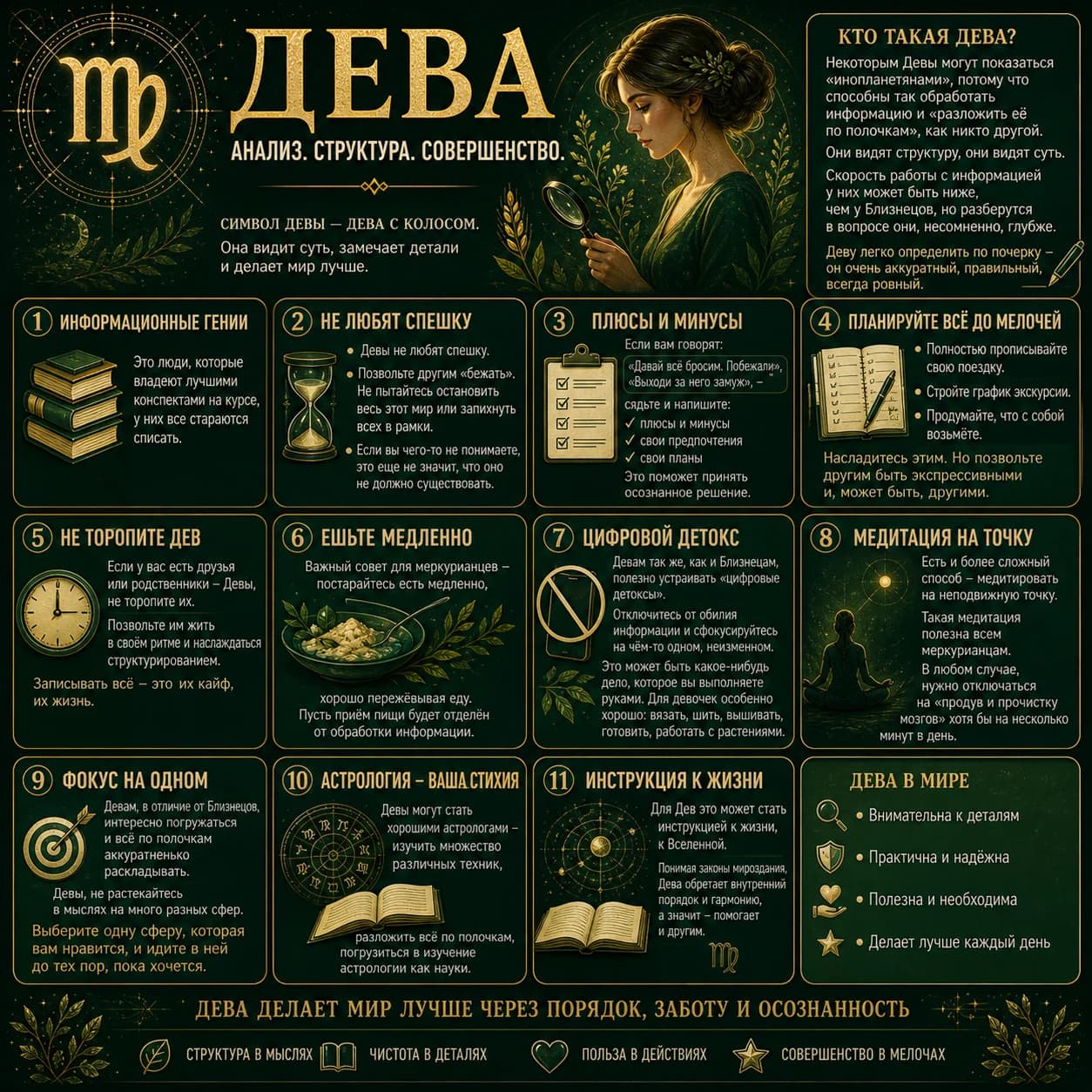 ♍ дева или канйа