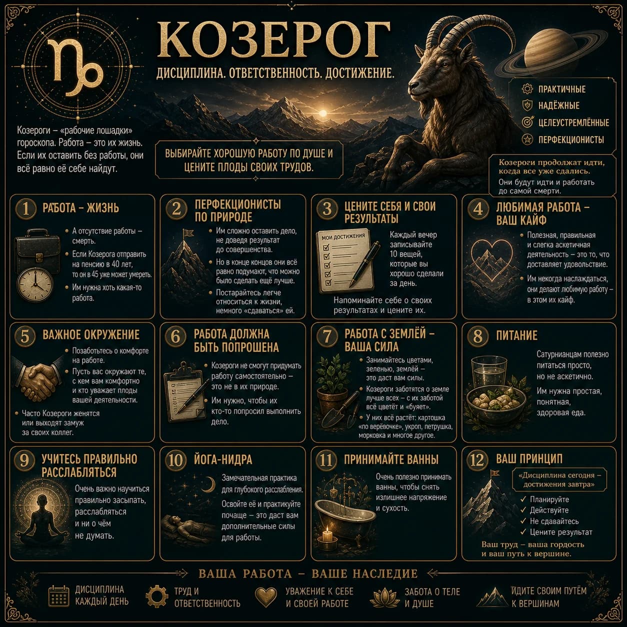 ♑ козерог или макара