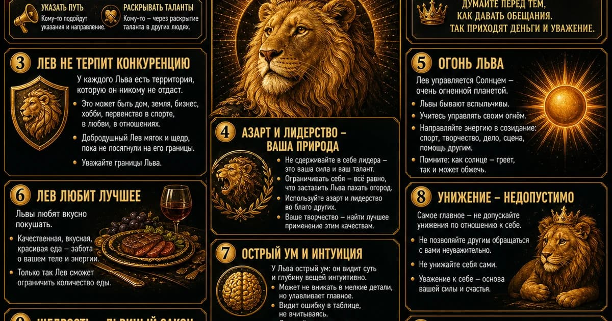 Восходящий знак Лев