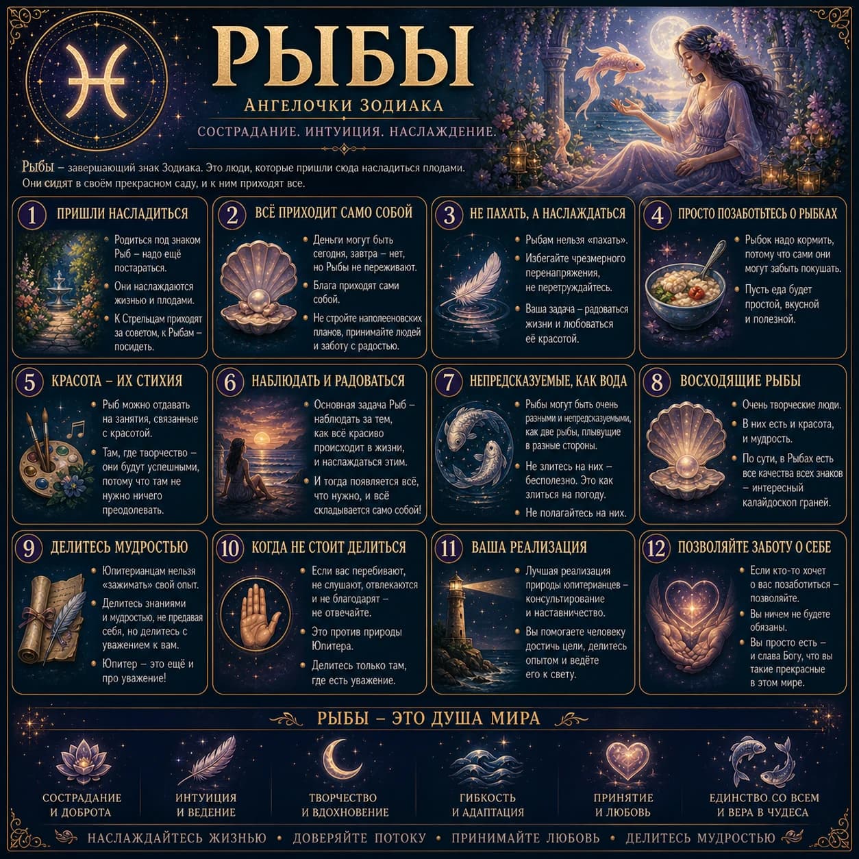 ♓ рыбы или мина
