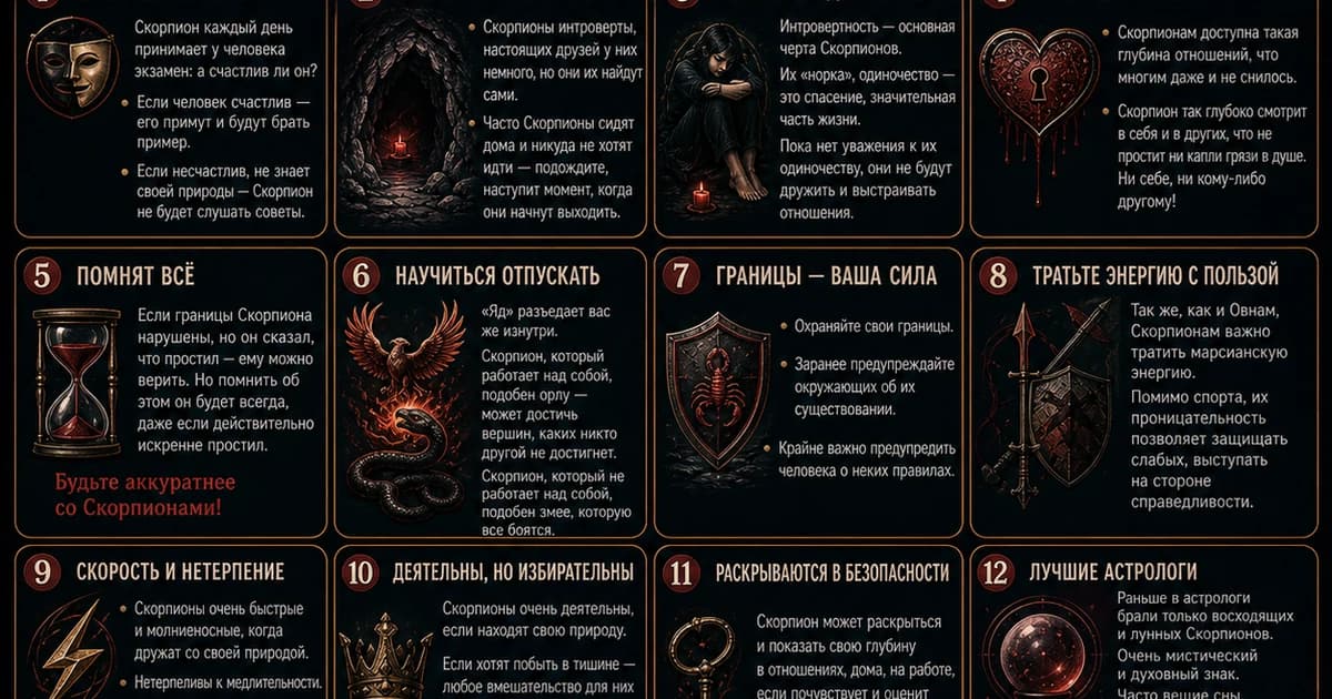 Восходящий знак Скорпион
