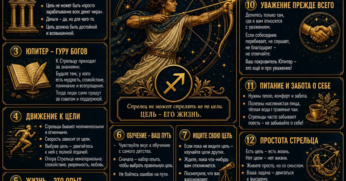 Восходящий знак Стрелец